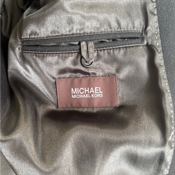 Michael Kors Men's Black Overcoat Size 40S - Picture 4 of 7